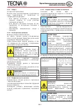 Preview for 105 page of TECNA 3680 Use And Maintenance Manual