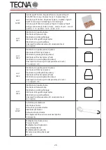 Preview for 161 page of TECNA 3680 Use And Maintenance Manual