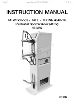 TECNA 4640-16 Instruction Manual preview