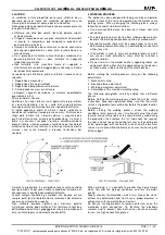 Preview for 11 page of TECNA 4640N Installation And Use Manual