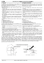 Preview for 14 page of TECNA 4660N Installation And Use Manual