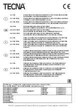 TECNA 7900 Manual предпросмотр