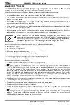 Preview for 11 page of TECNA 8201N Instruction Manual