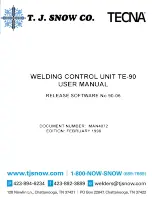 Предварительный просмотр 1 страницы TECNA te-90 User Manual