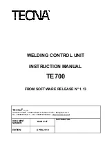 TECNA TE700 Instruction Manual preview