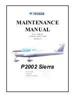 Tecnam P2002 Sierra Maintenance Manual preview