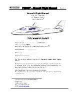 Tecnam P2006T Aircraft Flight Manual preview