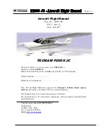 Tecnam P2008 JC Flight Manual preview