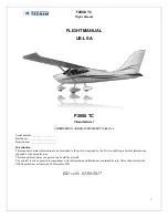 Preview for 1 page of Tecnam P2008 TC Flight Manual