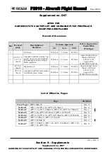 Preview for 398 page of Tecnam P2010 Flight Manual