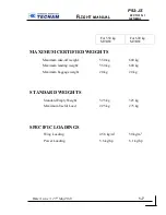 Preview for 11 page of Tecnam P92-JS Flight Manual