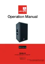 Tecnare Sound Systems IBZA Series Operation Manual предпросмотр