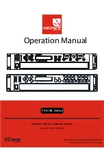 Tecnare Sound Systems T-44 Series Operating Manual preview