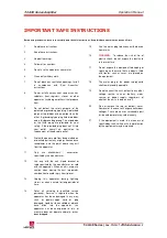 Preview for 3 page of Tecnare Sound Systems T-44 Series Operating Manual