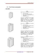 Предварительный просмотр 10 страницы Tecnare Sound Systems V Series Operation Manual