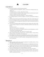 Preview for 3 page of TECNARE MA-2400 Owner'S Manual