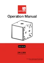 TECNARE Sub Series Operation Manual preview