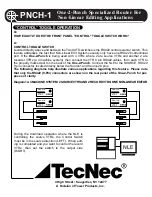 Preview for 12 page of TecNec PNCH-1 Operation Instructions Manual