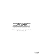 Tecnet TJ-3100V User Manual preview