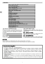 Preview for 2 page of Tecnibel K2FAFIA0R5I Series Operating Instructions Manual