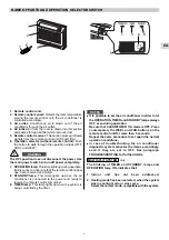 Preview for 3 page of Tecnibel K2FAFIA0R5I Series Operating Instructions Manual