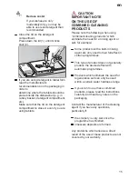 Preview for 15 page of Tecnik Dishwasher Instructions For Use Manual