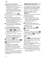 Preview for 18 page of Tecnik Dishwasher Instructions For Use Manual