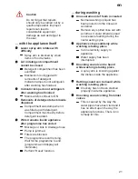 Preview for 21 page of Tecnik Dishwasher Instructions For Use Manual