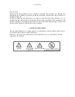 Preview for 3 page of Tecno Air System ASOLO Operating Instructions And Safety Instructions