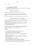 Preview for 14 page of Tecno Air System ASOLO Operating Instructions And Safety Instructions