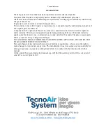 Preview for 16 page of Tecno Air System ASOLO Operating Instructions And Safety Instructions