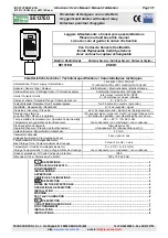 Tecno Control SE137EO User Manual preview