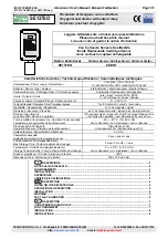 Preview for 1 page of Tecno Control SE137EO User Manual