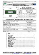 Preview for 1 page of Tecno Control SE293K User Manual