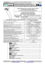 Preview for 1 page of Tecno Control TS255CB User Manual