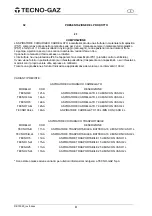 Предварительный просмотр 11 страницы Tecno-gaz 111-A Instructions For Use Manual