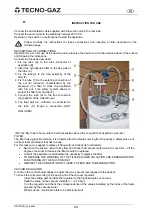 Предварительный просмотр 25 страницы Tecno-gaz 111-A Instructions For Use Manual