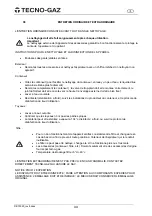 Предварительный просмотр 35 страницы Tecno-gaz 111-A Instructions For Use Manual