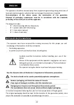 Preview for 34 page of Tecno-gaz 2165S User Manual