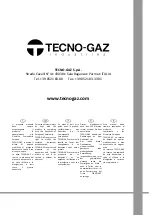 Предварительный просмотр 122 страницы Tecno-gaz 247-S-2 Instructions For Use Manual