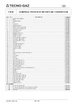 Preview for 23 page of Tecno-gaz 250-S Instructions For Use Manual