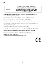 Preview for 4 page of Tecno-gaz 250S2 User Manual