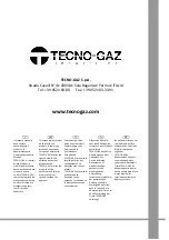 Preview for 60 page of Tecno-gaz 250S2 User Manual