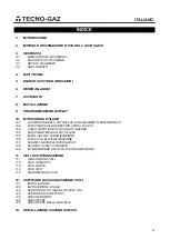 Preview for 3 page of Tecno-gaz AB015ZXY Instructions For Use Manual