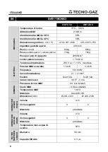 Предварительный просмотр 8 страницы Tecno-gaz AB015ZXY Instructions For Use Manual