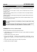 Preview for 52 page of Tecno-gaz AB015ZXY Instructions For Use Manual