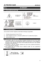 Preview for 133 page of Tecno-gaz AB015ZXY Instructions For Use Manual