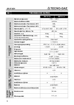 Preview for 134 page of Tecno-gaz AB015ZXY Instructions For Use Manual