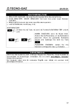 Preview for 145 page of Tecno-gaz AB015ZXY Instructions For Use Manual