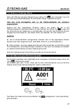 Preview for 149 page of Tecno-gaz AB015ZXY Instructions For Use Manual